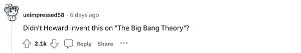 "Bunu The Big Bang Theory'deki Howard mı icat etti?"