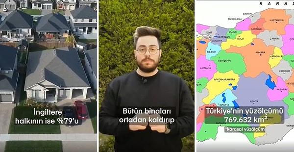 Webtekno'dan İsmail Merdan Kocaoğlu ise bu durumu detaylı bir şekilde inceledi ve tüm Türkiye'deki insanlar müstakil evlere yerleştirilse ne olurdu sorusunu cevapladı.