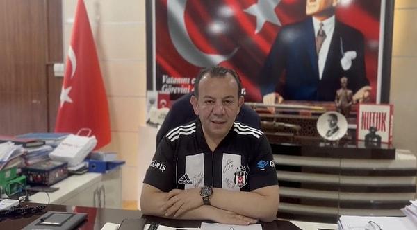 Beşiktaş formasıyla sosyal medyadan paylaşımda bulunan Bolu Belediye Başkanı Tanju Özcan, Soylu'nun açıklamalarına tepkisiz kalmadı.