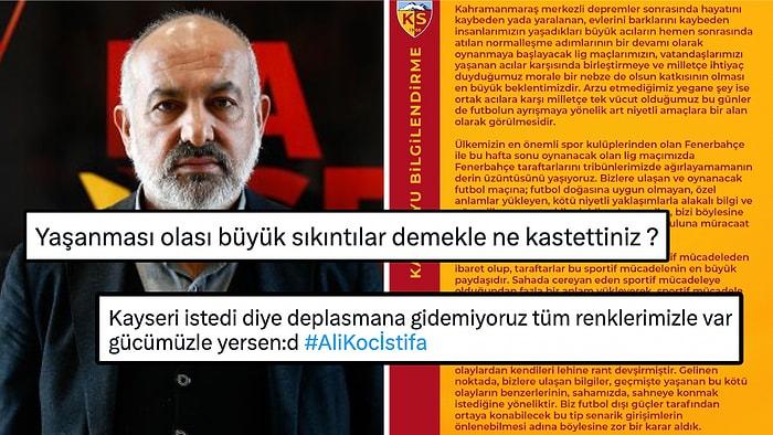 İtiraf Gibi Açıklama: Kayserispor, Deplasmana Gelecek Fenerbahçeliler İçin Spor Güvenlik Kurulu'na Başvurmuş