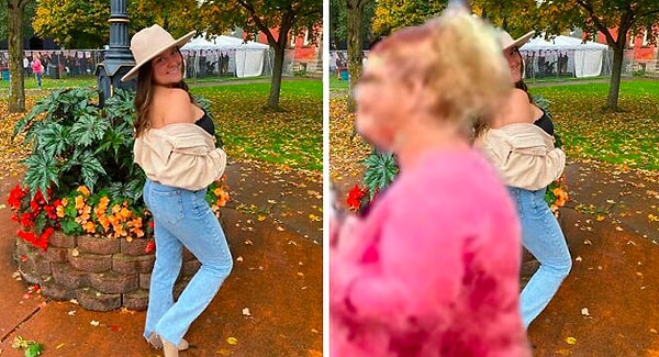 9. Я просто хочу, чтобы вы убрали женщину в розовом с заднего плана. Нет проблем!