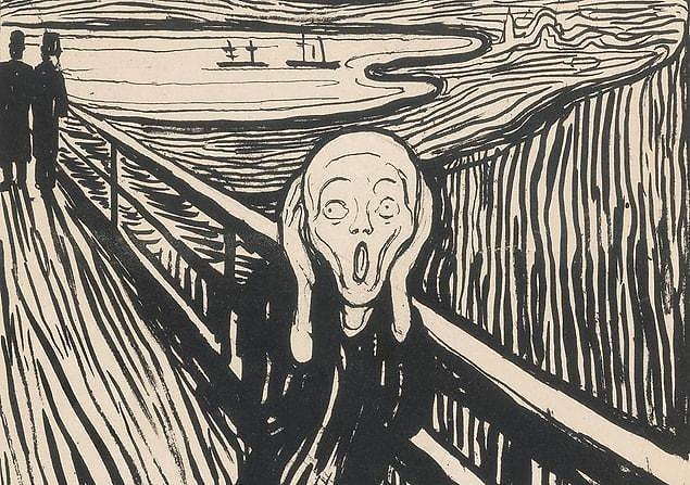 Over the next two decades, Edvard Munch made four more versions of 'The Scream', two in pastel, one in oil and one in lithography.