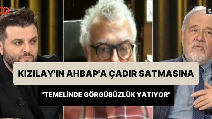 Celal Şengör'den Kızılay'ın AHBAP'a Çadır Satmasına: 'Görgüsüzlüğün ve Liyakatsizliğin Ayyuka Çıkmış Halidir'