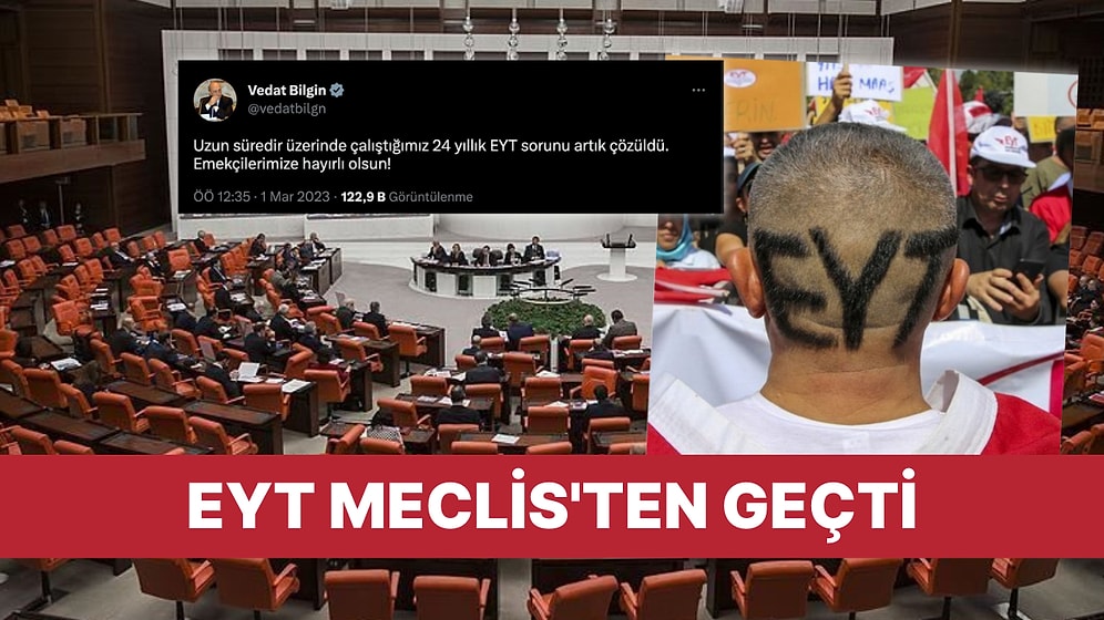 Milyonların Beklediği EYT Düzenlemesi Yasalaştı