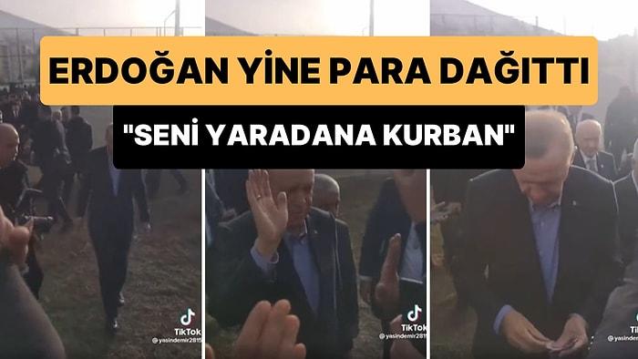 Cumhurbaşkanı Erdoğan, Afşin Ziyareti Sırasında Depremzedelere Nakit Para Dağıttı