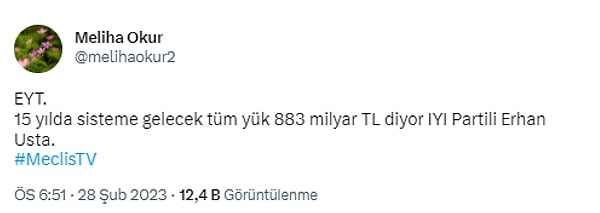 EYT'nin sisteme getireceği yük doğal olarak hesaplanıyor.