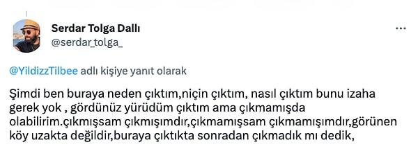 Bir başka kullanıcı ise Tilbe'nin bu açıklamasına Kemal Sunal'ın replikleriyle yanıt verdi.