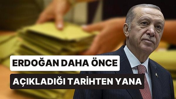 Cumhurbaşkanı Recep Tayyip Erdoğan seçim tartışmalarıyla ilgili konuştu, sandığın 14 Mayıs'ta kurulacağı mesajını verdi.