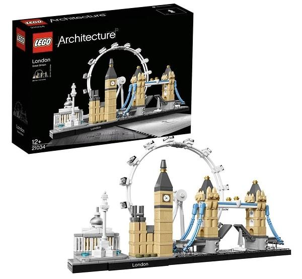 3. LEGO Architecture Londra 21034 - Yetişkinler için yapım seti (468 parça)