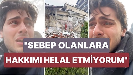 Ailesi Enkaz Altında Olan Gencin Depremin 31. Saatinde Çektiği ama Şebeke Sorunu Nedeniyle Paylaşamadığı Video