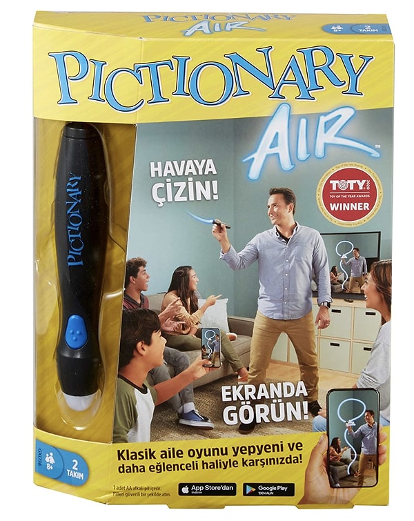 15. Pictionary air aile çizim oyunu