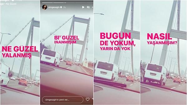 Simge Sağın, "Ne güzel" şarkısının sözlerini paylaşında sosyal medyada herkes bunun Icardi'ye bir gönderme olduğunu düşündü.
