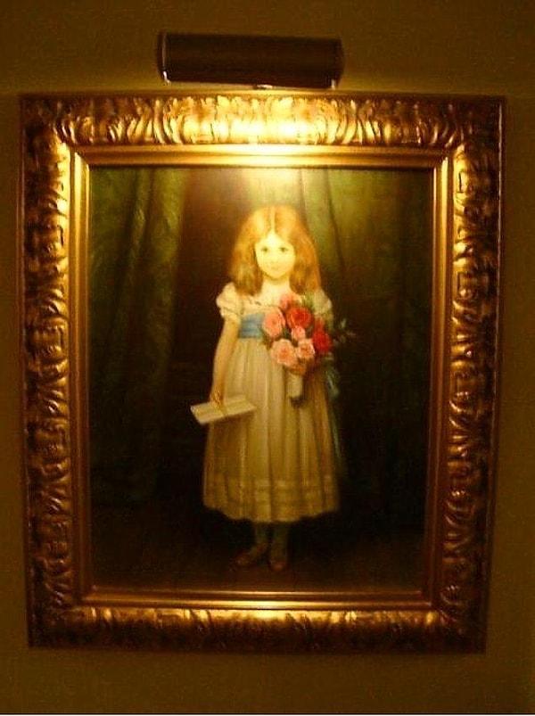 2. The painting in the "Driskill Hotel"