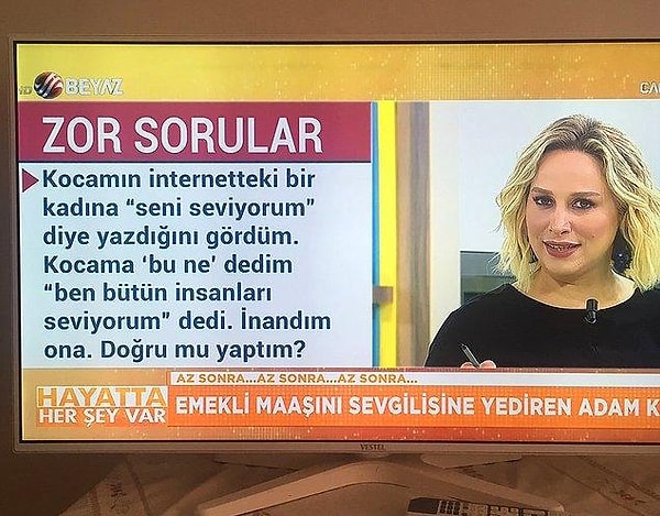 6. Son derece 'hümanist' bir eşi olan bu izleyici eşinin niyetinin iyi olup olmadığının yanıtını programda ararken, Nur Viral epey zor anlar yaşamıştı.