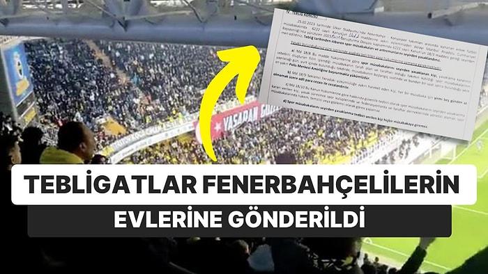 O Maça Giden Fenerbahçelilere "Spor Müsabakalarını Seyirden Men"