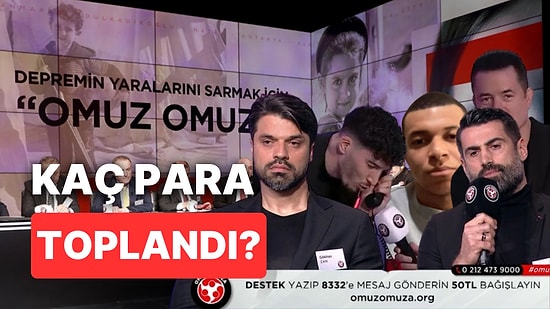 Omuz Omuza Kampanyasında Ne Kadar Para Toplandı? Omuz Omuza İlk Gün Bağış Miktarı Ne Kadar?