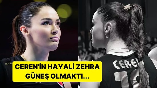 Zehra Güneş'in Maça Depremde Kaybettiğimiz Voleybolcu Ceren'in Formasıyla Çıkması Herkesi Duygulandırdı