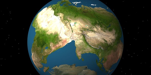 Dünyanın 250 milyon yıl sonra nasıl görüneceğini gösteren animasyonlu bir harita yapıldı.
