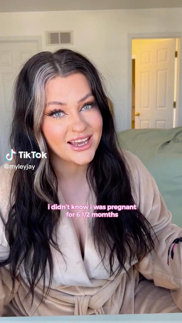 Geçtiğimiz günlerde TikTok’ta viral olan bir video hepimizi şoke etti. @myleyjay kullanıcı adlı bir kadın, 6.5 ay boyunca hamile olduğunu fark etmediğini itiraf etti.