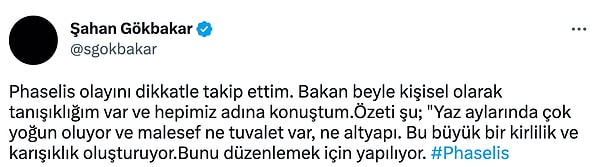 Sosyal medyada büyüyen tepkilerin ardından Şahan Gökbakar da paylaşım yaptı;