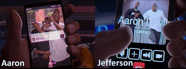 24. Yine aynı filmde Aaron'ın erkek kardeşinin fotoğrafını duvar kağıdı yaptığını görüyoruz. Jefferson da abisinin fotoğrafını kullanmış.