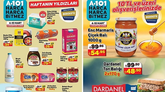 4 - 10 Mart 2023 A101 Haftanın Yıldızları Kataloğu
