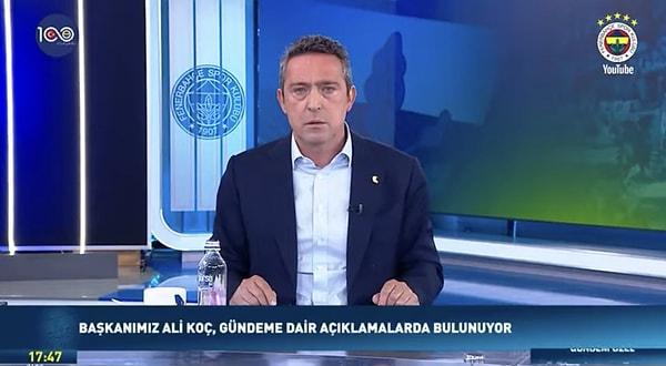 "Bir takımın şampiyonluğu kutlanırken 4 tane bakan 'selfie' verirken siyaset olmuyor mu?" diyen Fenerbahçe Başkanı Ali Koç, deplasman yasağı kararına isyan etti.