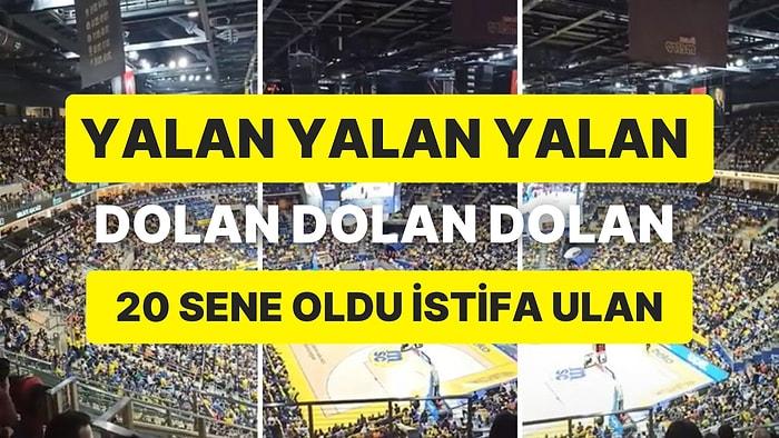 Fenerbahçe Karşılaşmasında 'Yalan Yalan Yalan, Dolan Dolan Dolan, 20 Sene Oldu İstifa Ulan' Tezahüratları