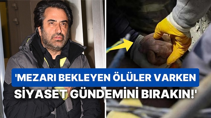 Siyasetin Deprem Gündeminin Önüne Geçmesine Mahsun Kırmızıgül Ateş Püskürdü!