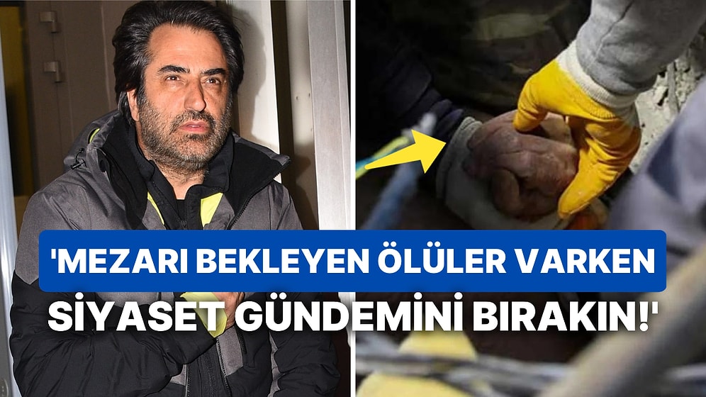 Siyasetin Deprem Gündeminin Önüne Geçmesine Mahsun Kırmızıgül Ateş Püskürdü!
