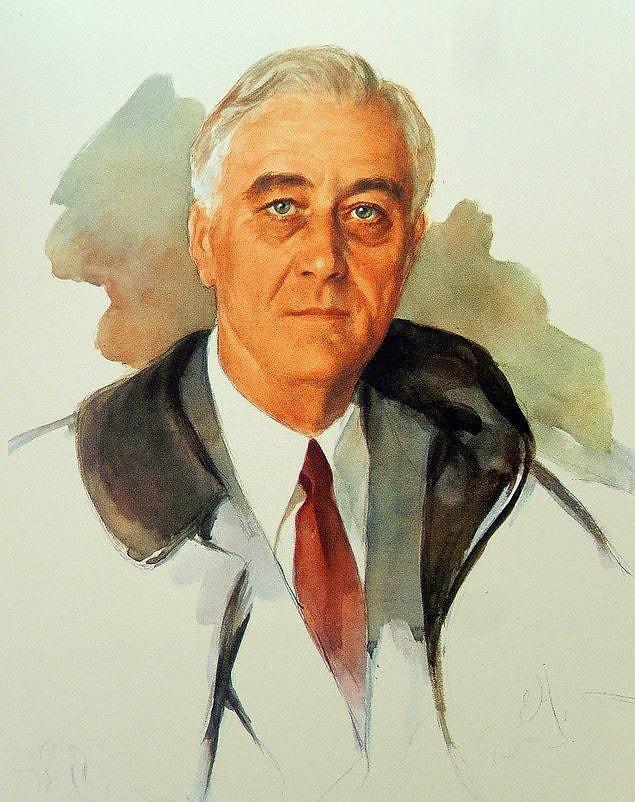 16. Portrait of President Franklin Delano Roosevelt, Elizabeth Shoumatoff
