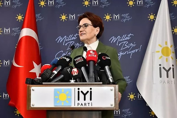 Akşener, İYİ Parti'nin CHP Lideri Kemal Kılıçdaroğlu'nun ortak aday olarak gösterilmesi dayatmasına mecbur bırakıldığını açıkladı.