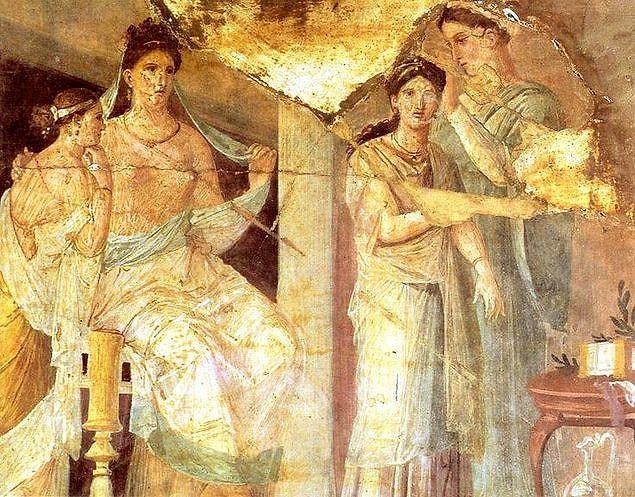 Ancient Roman women of the upper class spent most of their lives at home.