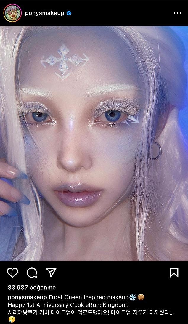 8. If you want to be inspired by different makeup styles, you should definitely check this account.