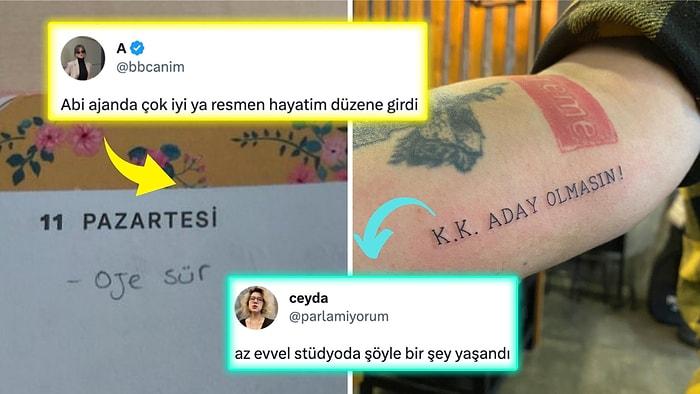 'Kılıçdaroğlu Aday Olmasın' Dövmesinden Ajanda Kullanımına Son 24 Saatin Twitter'da Viral Olan Paylaşımları