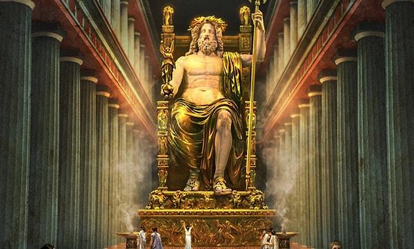 3. Zeus Heykeli (M.Ö. 456 – Olympia, Yunanistan)