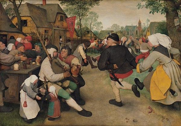 Sıradan insanların portreleri ve çizimleri de çok görülen bir şey değildi ta ki Bruegel onların düğünlerini, danslarını ve geleneklerini çizerek bunu normalleştirene kadar.