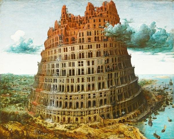 Bruegel'in 'Babil Kulesi' eserine baktığımızda, hayal gücünün ne kadar ileri gidebileceğine şahit oluyoruz.