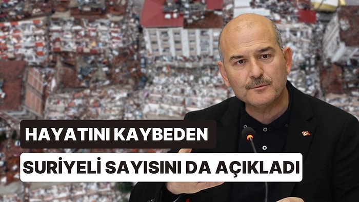 Bakan Soylu, 'Can Kayıpları Düşük Gösteriliyor' İddialarına Yanıt Verdi