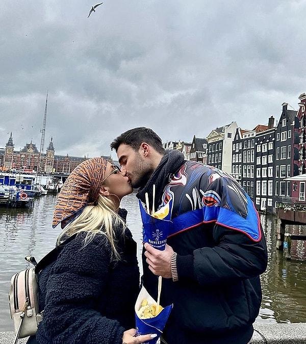 İrem Derici, Amsterdam tatilinden sevgilisi Atakan Işıktutan ile fotoğraflarını paylaştı.