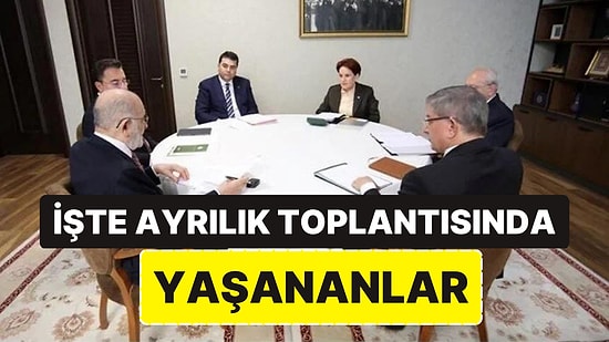 Akşener İtiraz Edince Kılıçdaroğlu Hiddetlenip Ayağa Kalkmış!