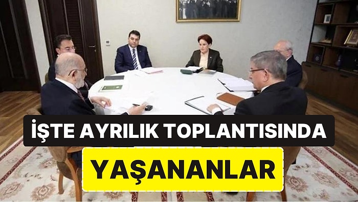 Akşener İtiraz Edince Kılıçdaroğlu Hiddetlenip Ayağa Kalkmış!