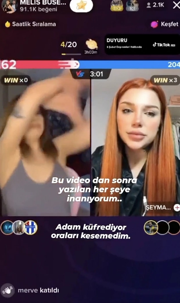 Melis Ben yuva yıkmadım, Reşit şiddet yanlısı bir adam değil. Onlar boşanacak ve biz birbirimizi çok seviyoruz açıklamasında bulunduktan kısa bir süre sonra bir TikTok canlı yayınında Reşit Bozdağ'ın şiddetine maruz kalmıştı.