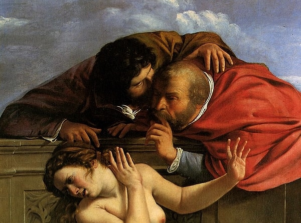 Artemisia Gentileschi 'Susanna ve Yaşlılar' (1610)