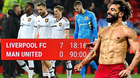 Manchester United'ın Tarihindeki En Ağır Yenilgi Liverpool'dan: 7-0