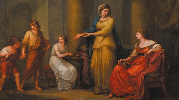 Angelica Kauffman 'Cornelia Mother of the Gracchi' (1780-1790)