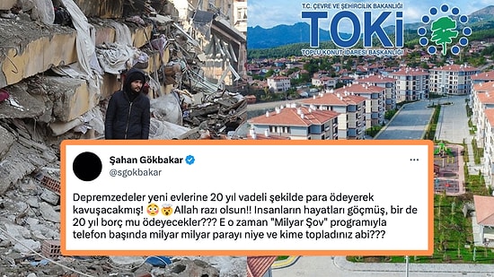 Depremzedelerin Yeni Evleri İçin 20 Yıl Boyunca Borçlandırılacak Olması Herkesi İsyan Ettirdi!