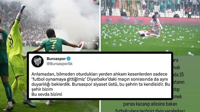 Amedspor Maçında Yaşanan Olayların Ardından Bursaspor'dan Yapılan Açıklama ve Gelen Tepkiler