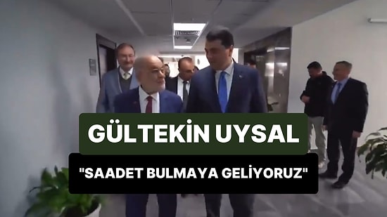 Temel Karamollaoğlu ile Gültekin Uysal Arasında Geçen Diyalog: 'Saadet Bulmaya Geliyoruz'