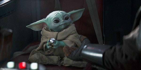2. Yolculukları sırasında Din Djarin'e katılan hepimizin çok sevdiği minik Jedi, Grogu. Baby Yoda olarak da biliniyor.